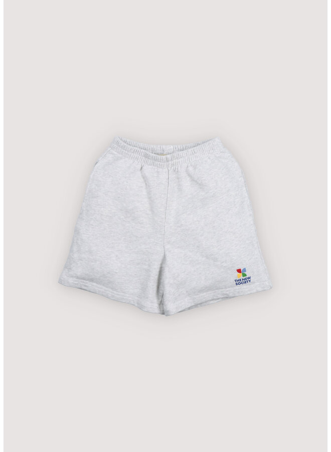 TNS logo short - Light grey melange