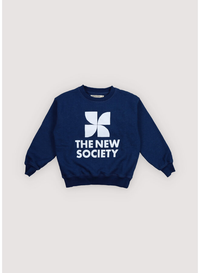 TNS logo sweatshirt - Indigo denim