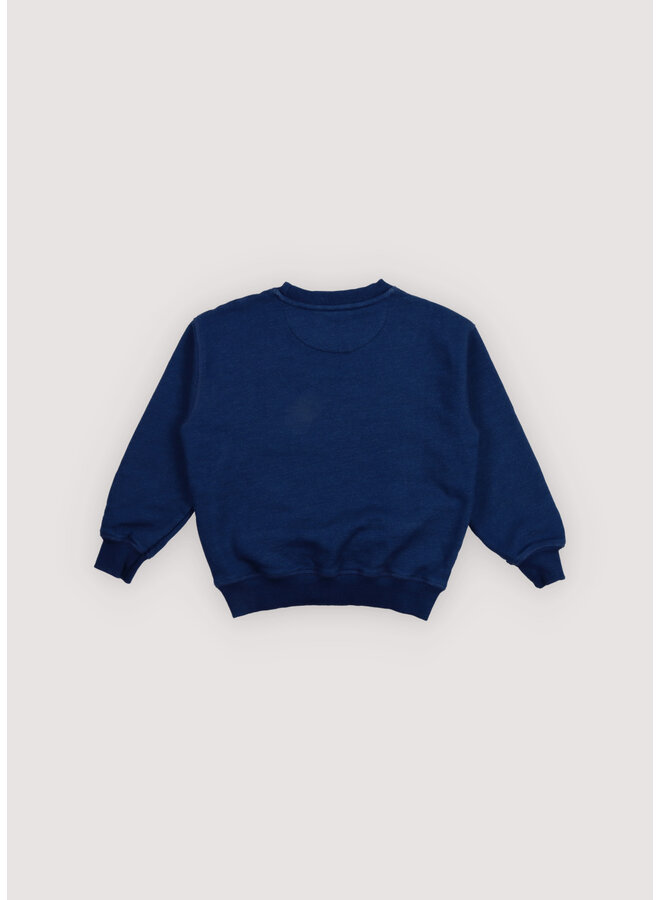 The New Society - TNS logo sweatshirt - Indigo denim