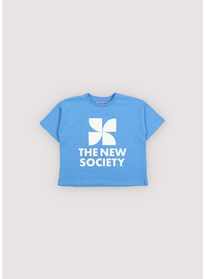 The New Society - TNS logo t-shirt - Iris whisper