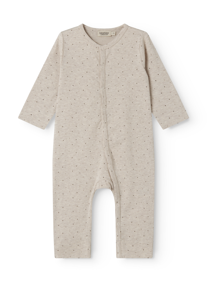 MarMar Copenhagen - Ruka romper - Beige mel dot