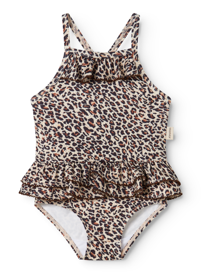 Swinnie bathing suit - Brown leo