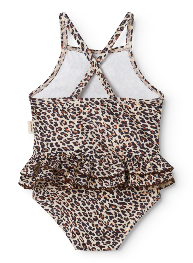 MarMar Copenhagen - Swinnie bathing suit - Brown leo