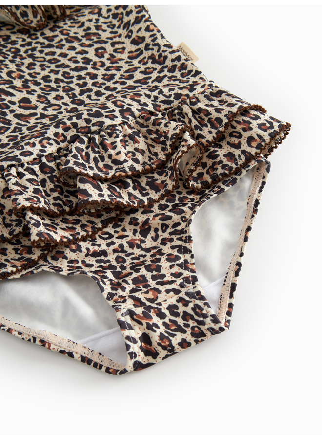 MarMar Copenhagen - Swinnie bathing suit - Brown leo