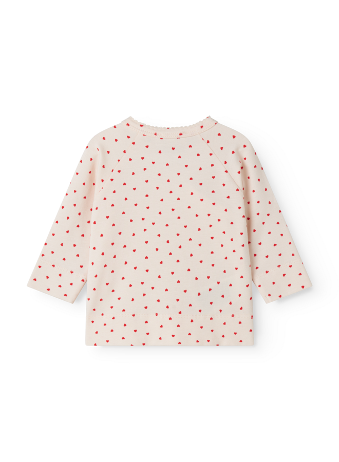 MarMar Copenhagen - Tut wrap longsleeve - Happy hearts