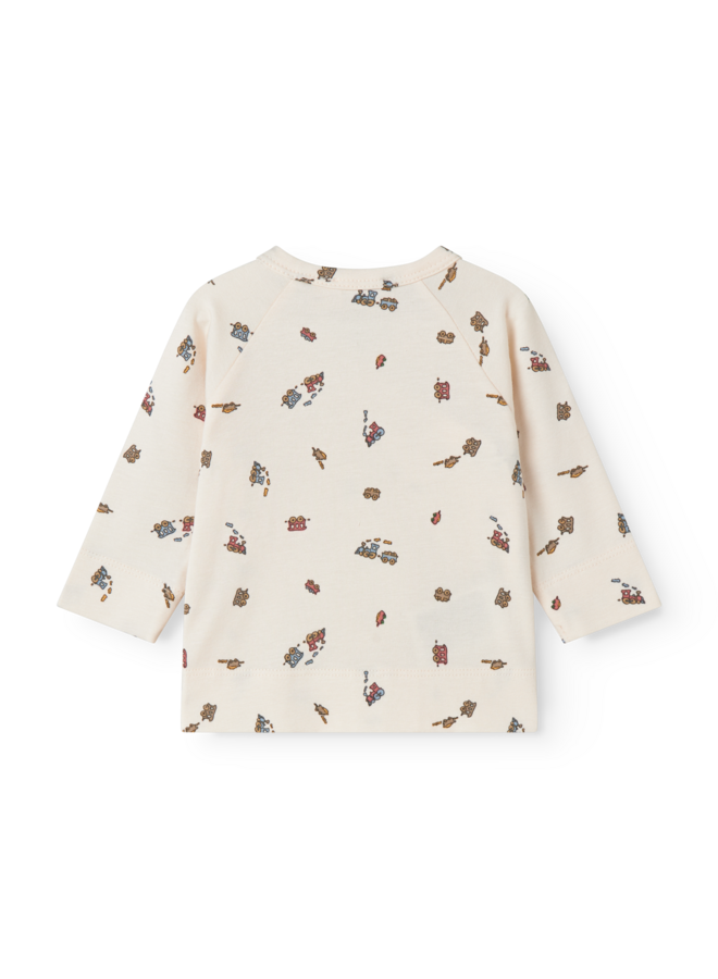 MarMar Copenhagen - Tuti wrap longsleeve - Trains