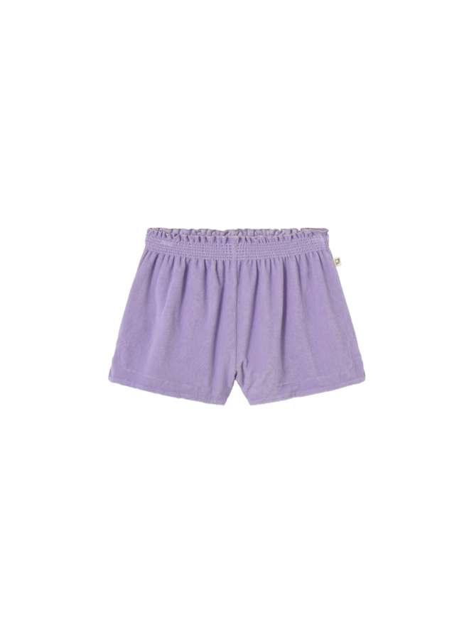 Cozmo - Poppy terry side-slits shorts - Lavender