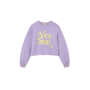 Cozmo - Vega print puffed sweatshirt - Lavender