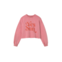 Cozmo - Vega print puffed sweatshirt - Candy pink