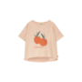 Cozmo - Syra print t-shirt clementine - Cloud pink