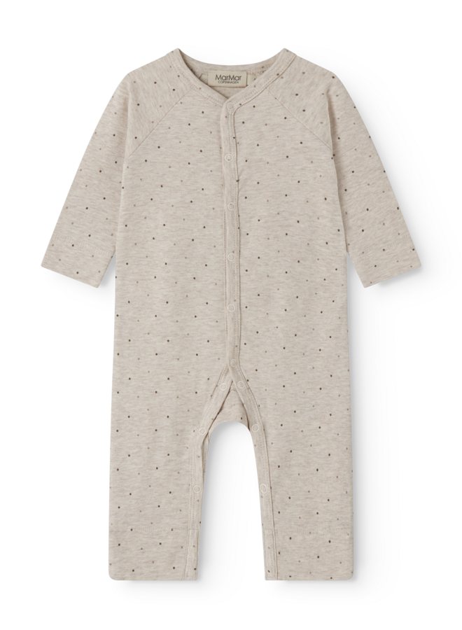 MarMar Copenhagen - Rena romper - Beige mel dot