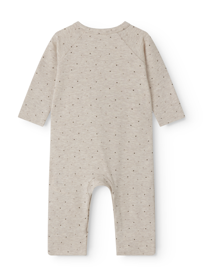 MarMar Copenhagen - Rena romper - Beige mel dot
