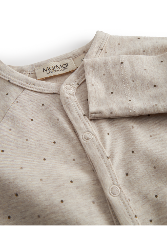MarMar Copenhagen - Rena romper - Beige mel dot
