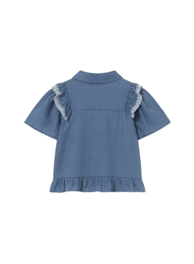 Cozmo - Hazel denim blouse - Blue