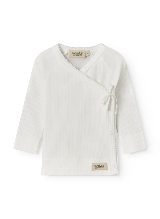 MarMar Copenhagen - Tut wrap longsleeve - Gentle white