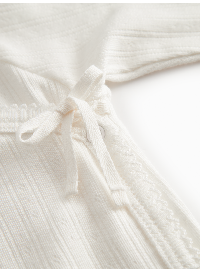 MarMar Copenhagen - Tut wrap longsleeve - Gentle white