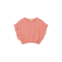 Cozmo - Iris ruffle sleeves t-shirt - Rose