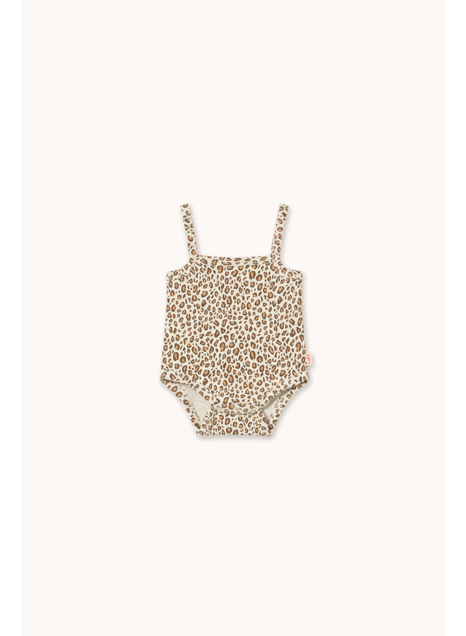 Tiny Cottons - Animal print rib sleeveless body