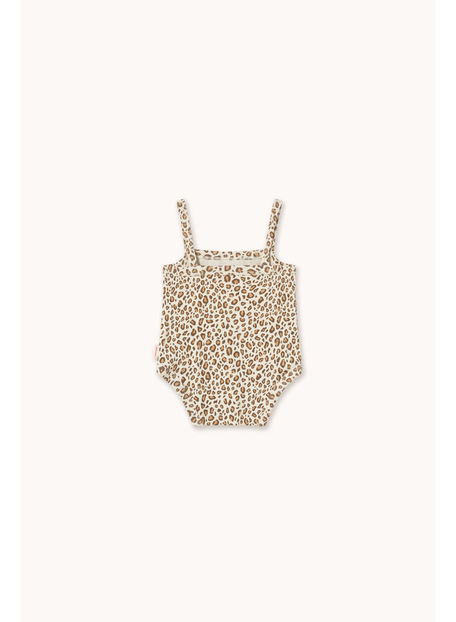 Tiny Cottons - Animal print rib sleeveless body