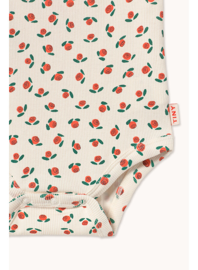 Tiny Cottons - Tiny roses rib sleeveless body