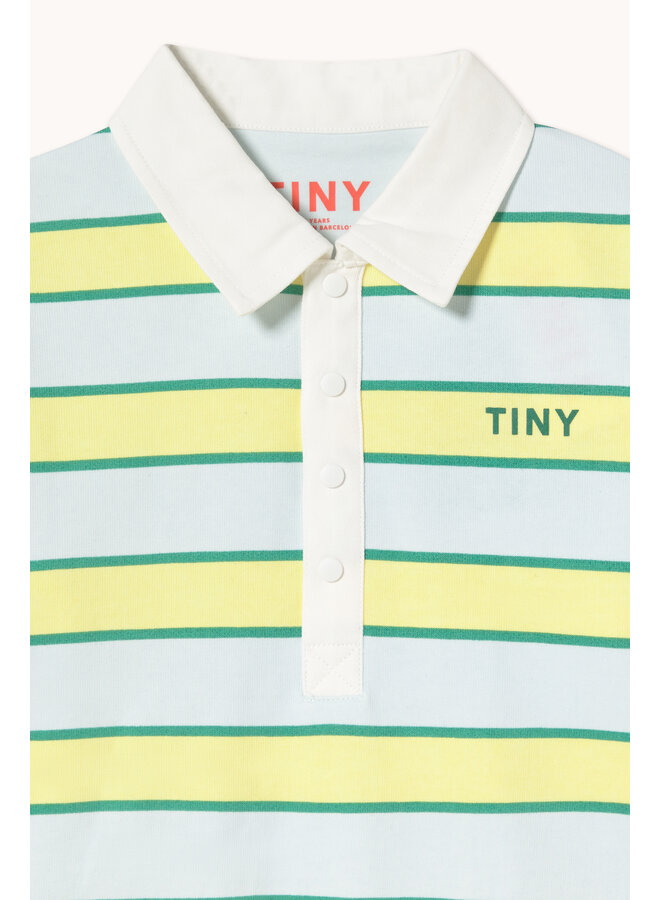 Tiny Cottons - Retro stripes polo sweatshirt