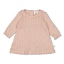 Feetje - Jurk pointelle rib AOP - Delicate Flower - l.Roze