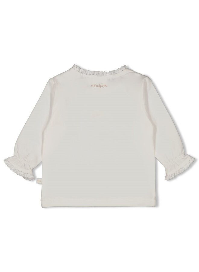 Feetje - Longsleeve - Delicate Flower - Offwhite