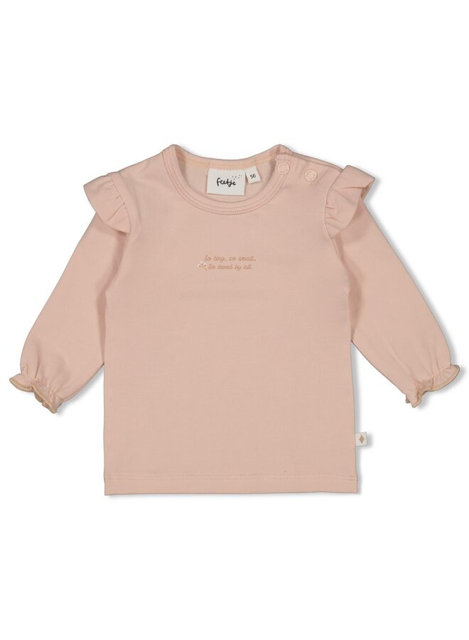 Longsleeve - Delicate Flower - l.Roze