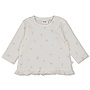 Feetje - Longsleeve ruches crinkle AOP - Delicate Flower - Offwhite