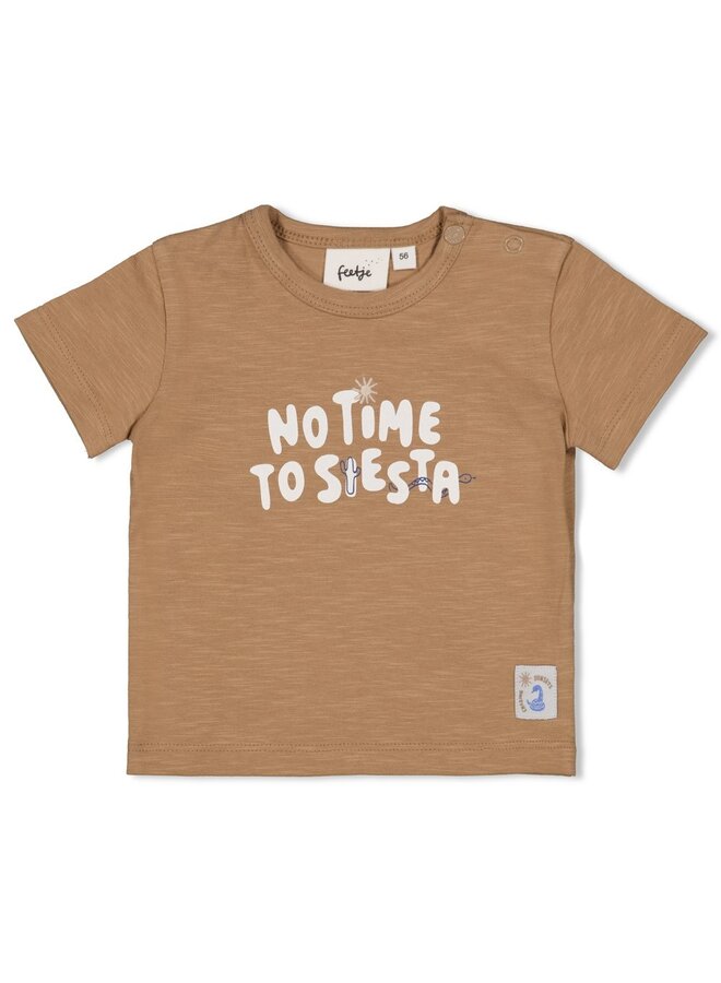 Feetje - T-shirt - Sssiesta - Camel