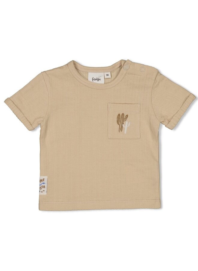 T-shirt - Sssiesta - Zand