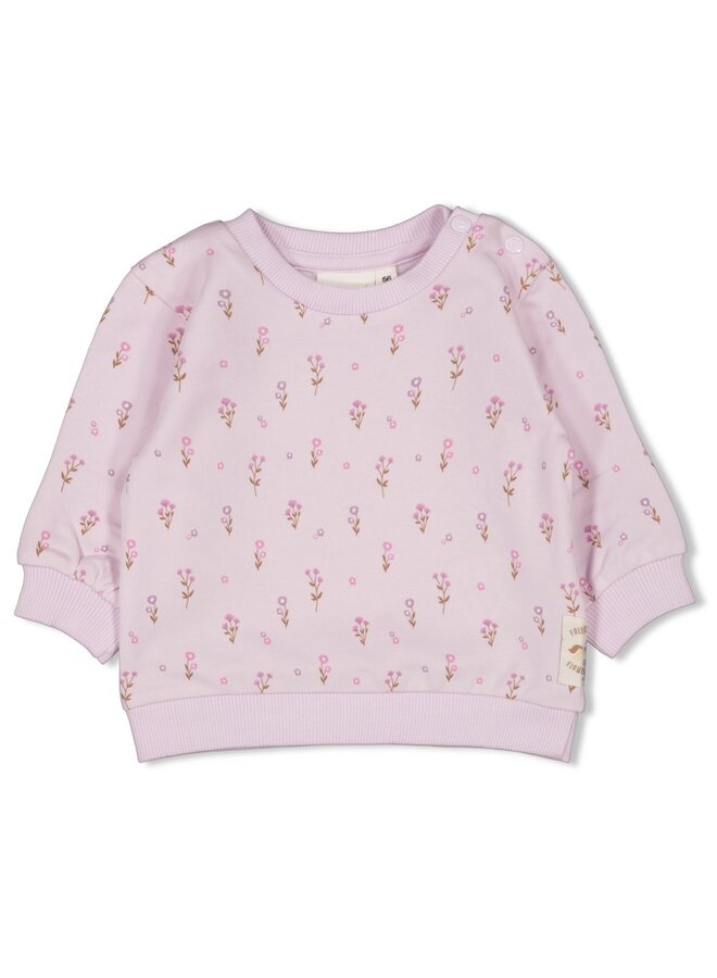 Feetje - Sweater AOP - Flower Ranch - Lila