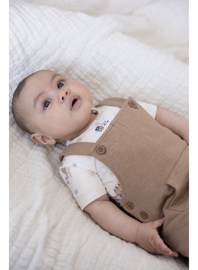 Feetje - T-shirt AOP - Sssiesta - Offwhite