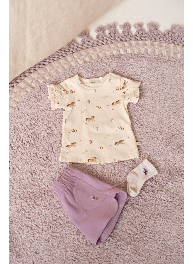 Feetje - T-shirt AOP - Flower Ranch - Offwhite