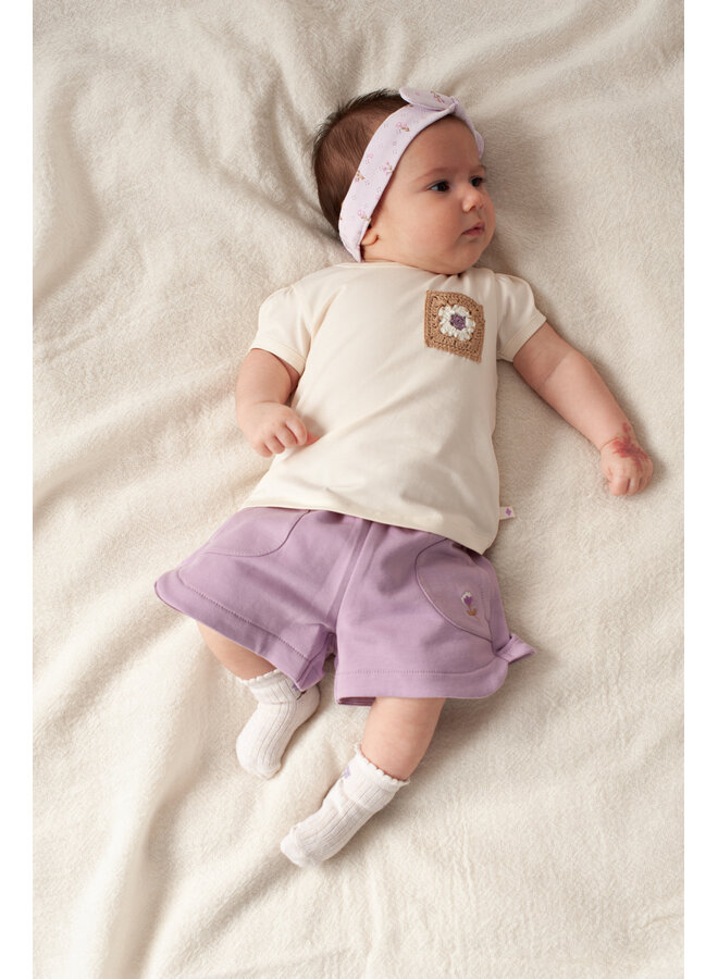 Feetje - Short - Flower Ranch - Violet