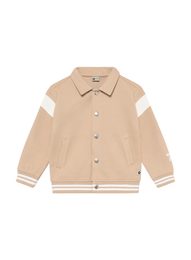 Oversized bomberjacket - Latte sand