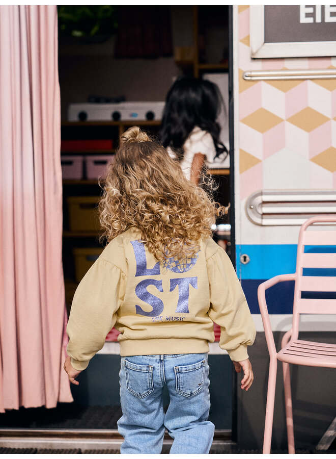 Daily7 - Sweater print - Reed yellow