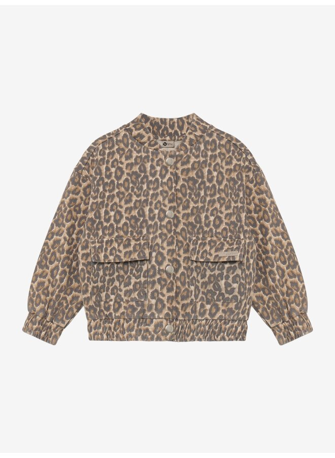 Daily7 - Sweat jacket print - Sandshell