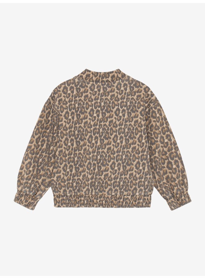 Daily7 - Sweat jacket print - Sandshell