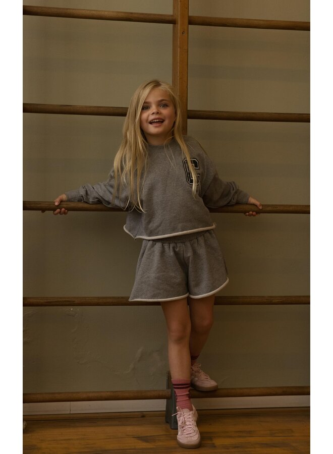 Charlie Petite - Phillou short - Grey melange