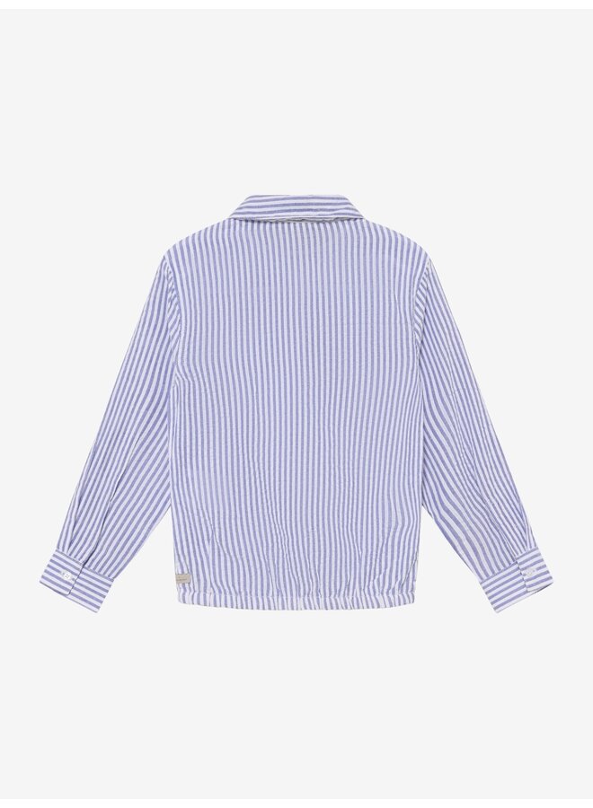 Daily7 - Shirt longsleeve stripe - Lolite