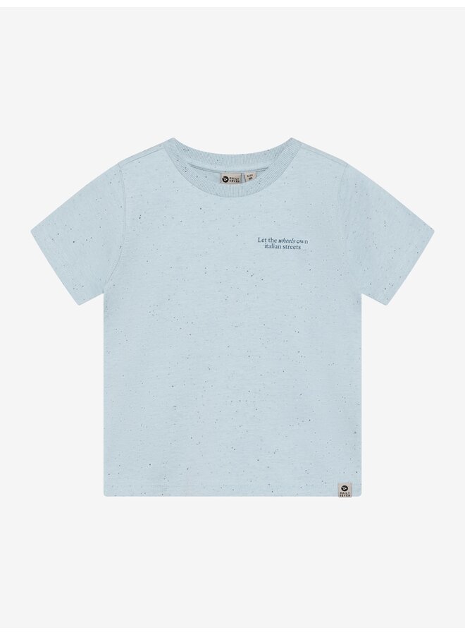 Daily7 - T-shirt nappy backprint - Celestial blue