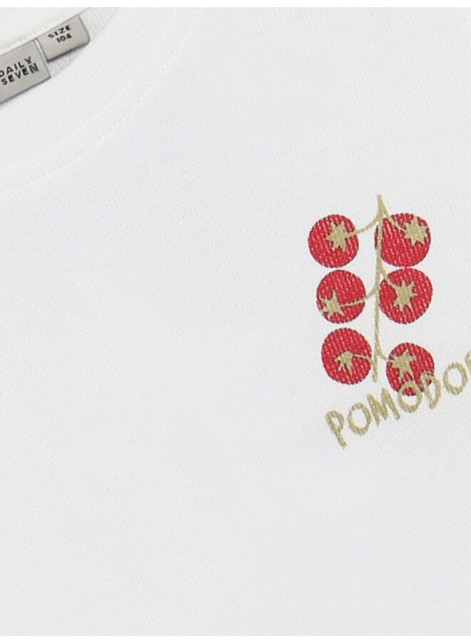 Daily7 - T-shirt backprint - Egret