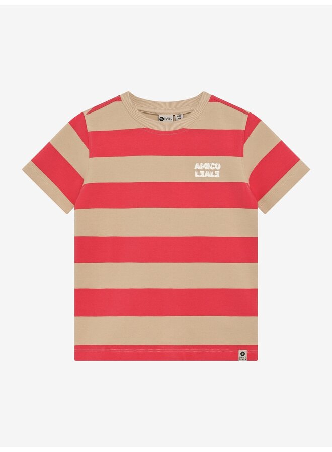 Daily7 - T-shirt big stripe - Chrysanthemum