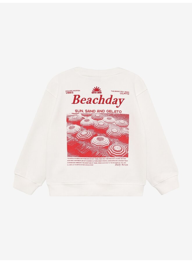 Daily7 - Oversized sweater artwork - Egret