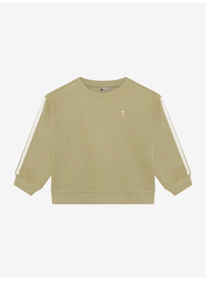 Oversized sweater tape - Pale olive green