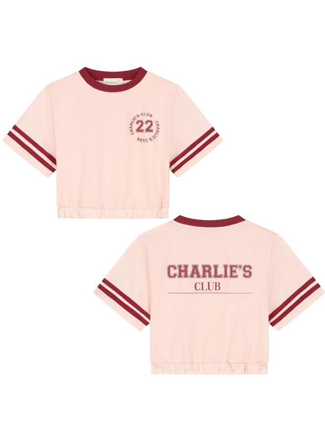 Charlie Petite - Lianne t-shirt - Pink washed