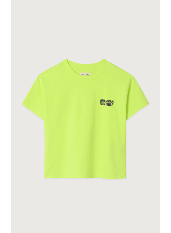Gixy t-shirt – Jaune fluo