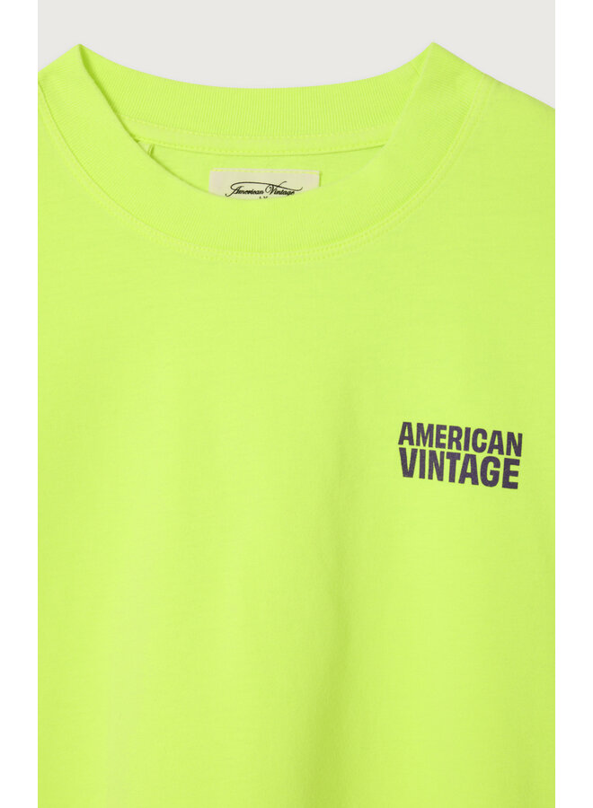 American Vintage - Gixy t-shirt – Jaune fluo