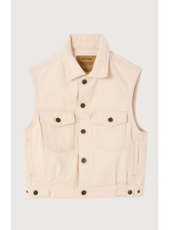 Snopdog gilet – Ecru